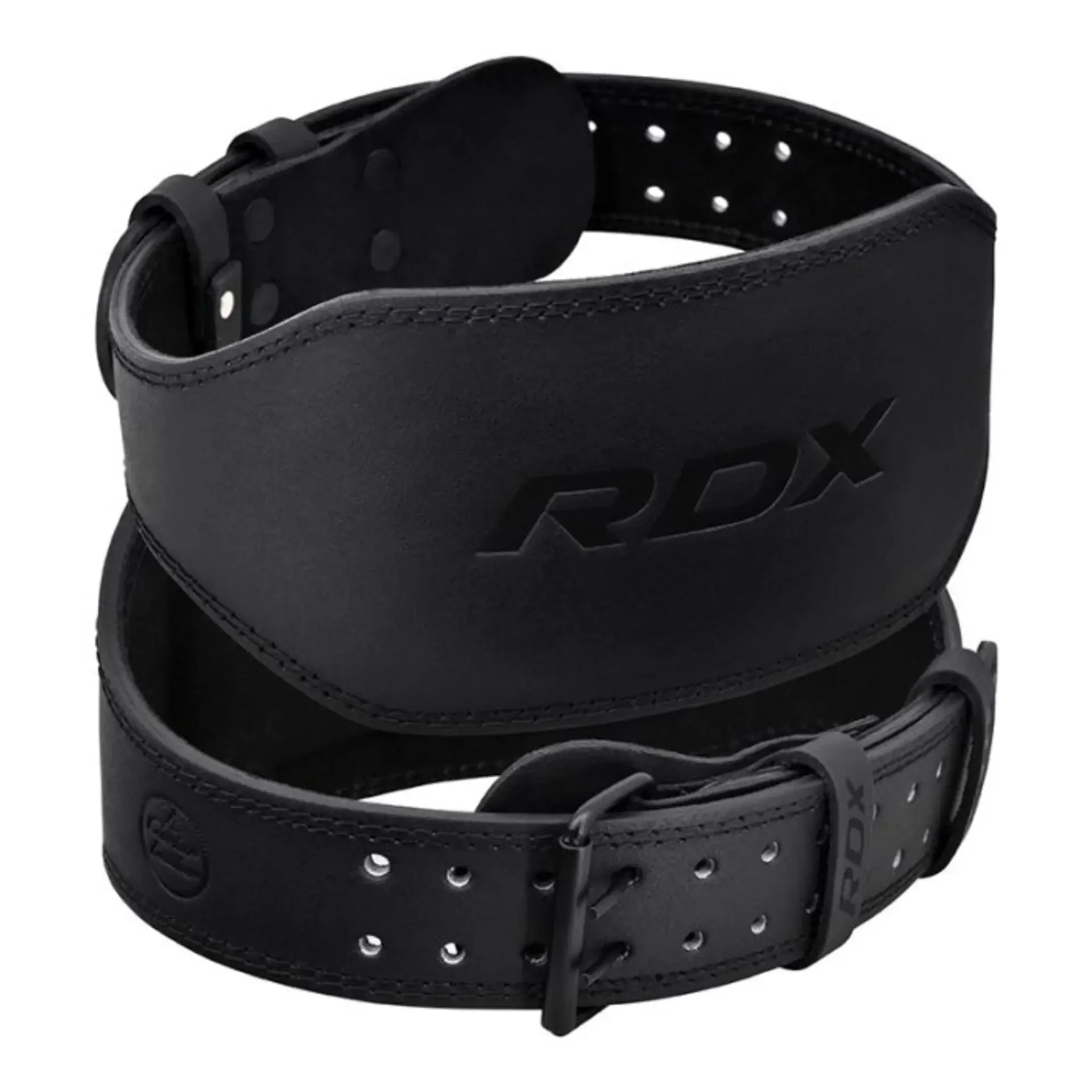 חגורת כושר מעור 4 אינץ' RDX 4 Inch Leather Weightlifting Gym Belt