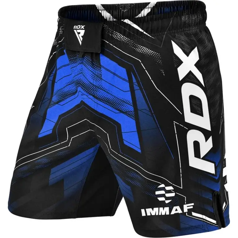 מכנס אומנויות לחימה משולבות RDX IMMAF MMA Shorts – צבע כחול